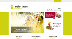 Desktop Screenshot of aktionleben.at